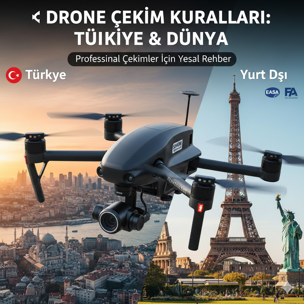 🎬  Profesyonel Drone Çekimi Kuralları (Türkiye ve Uluslararası)