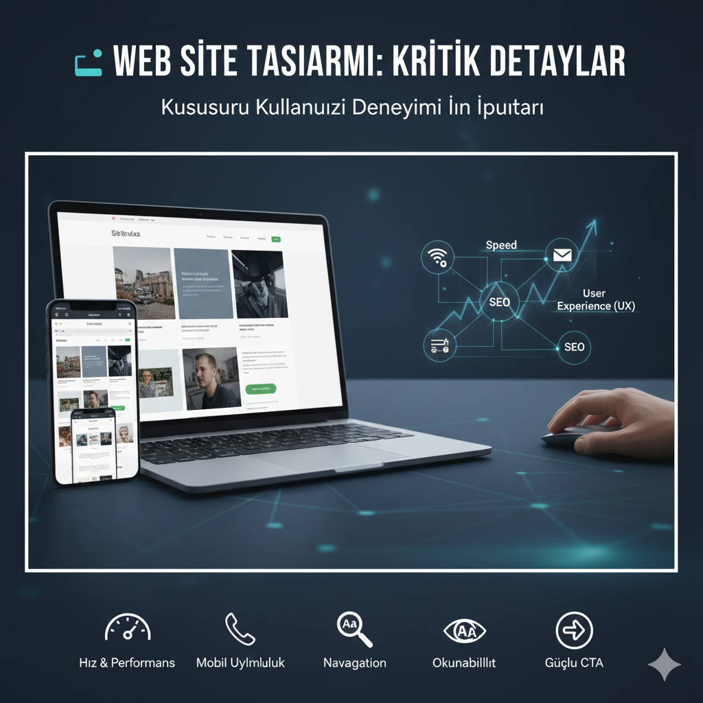 💻Web Site Tasarımında ve Detaylarında Dikkat Edilmesi Gereken Kritik Unsurlar